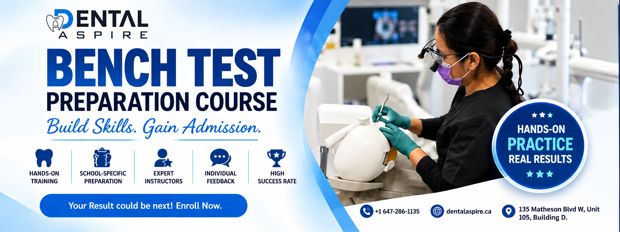Dental Aspire – Bench Test Preparation